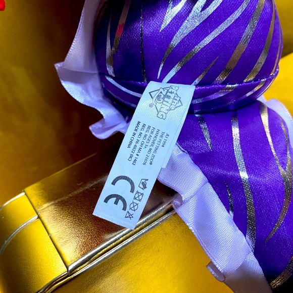 PURPLE MERMAID HOLDING CRAB PLUSH BY THE PETTING ZOO DOLL HAS EMBROIDERED FACE - Picture 14 of 16